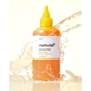 تونر کوجیک اسید و زردچوبه لایه بردار و روشن کننده مدی کیوب