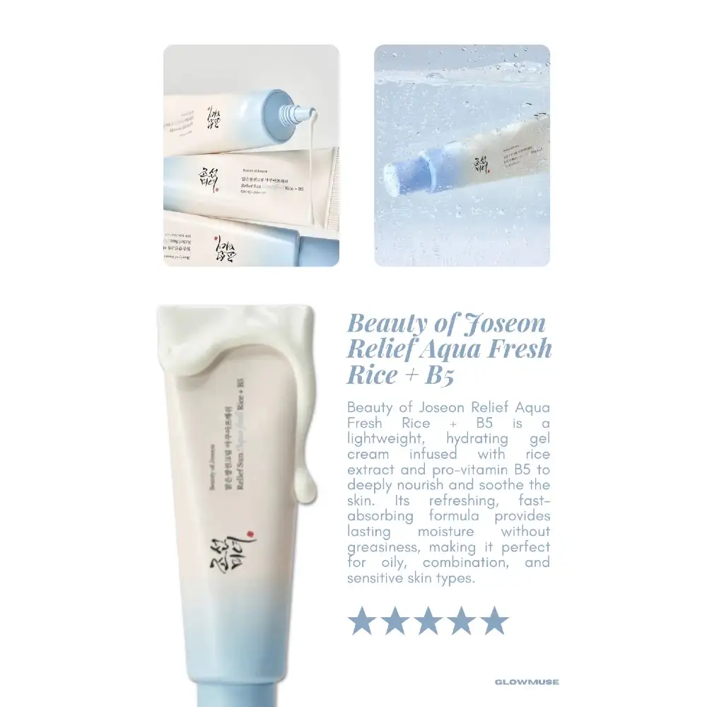 کرم ضد آفتاب بی رنگ بیوتی آف جوسان SPF50